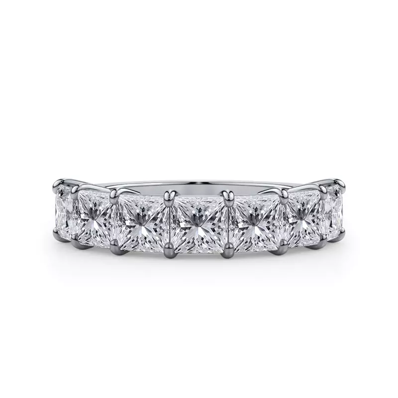 Princess Cut Lab Diamond 7 Stone Ring (3.00 ct. tw.)