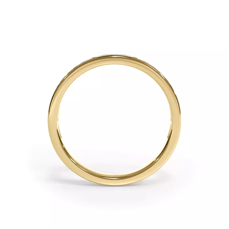 14K Yellow Gold Bellora Channel-Set Baguette Band