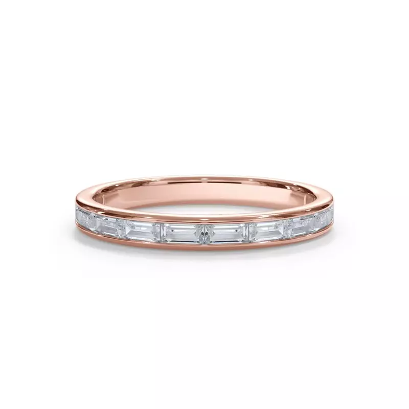 Bellora Channel-Set Lab Baguette Band