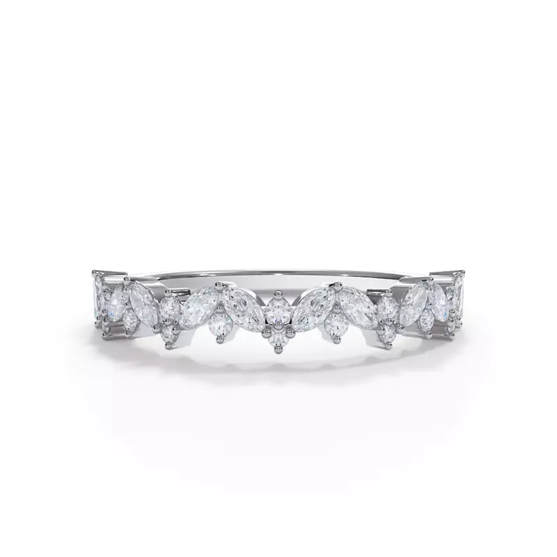 Bellora Marquise and Round Diamond Band