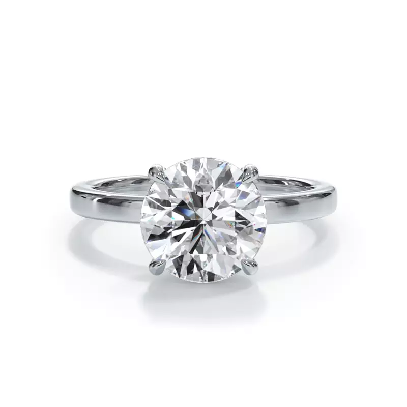 Bellora Hidden Halo Engagement Ring (2mm)