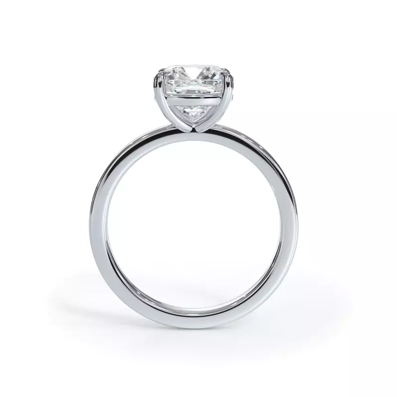 18K White Gold Bellora Solitaire Engagement Ring (2mm)