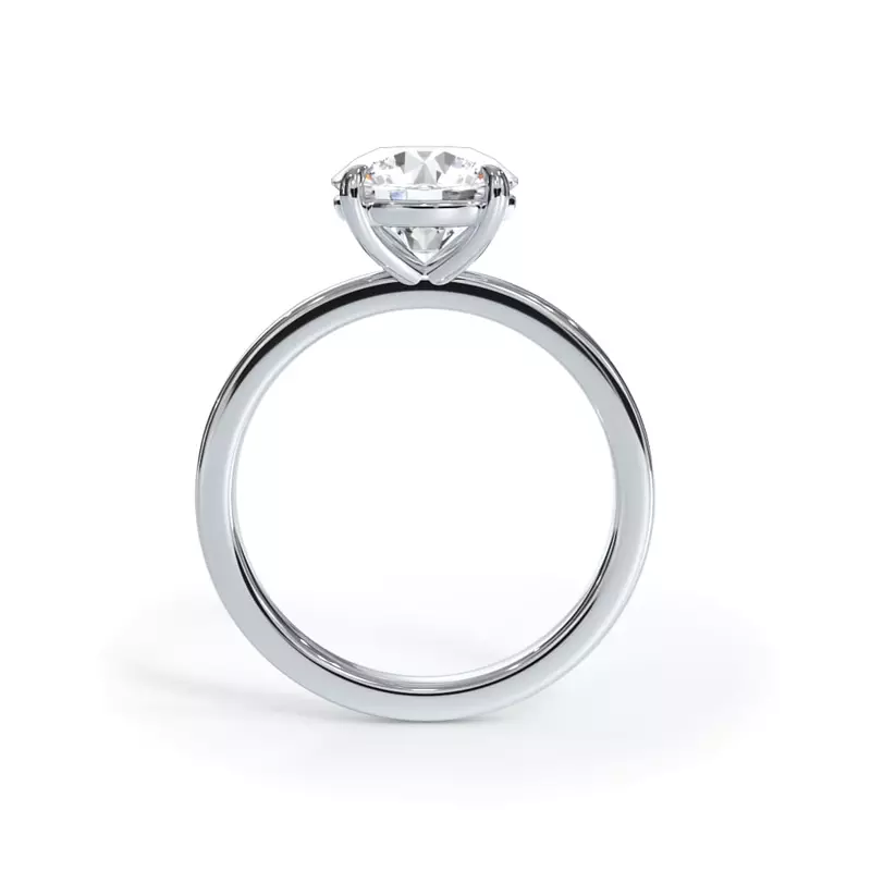 Platinum Bellora Solitaire Engagement Ring (2mm)