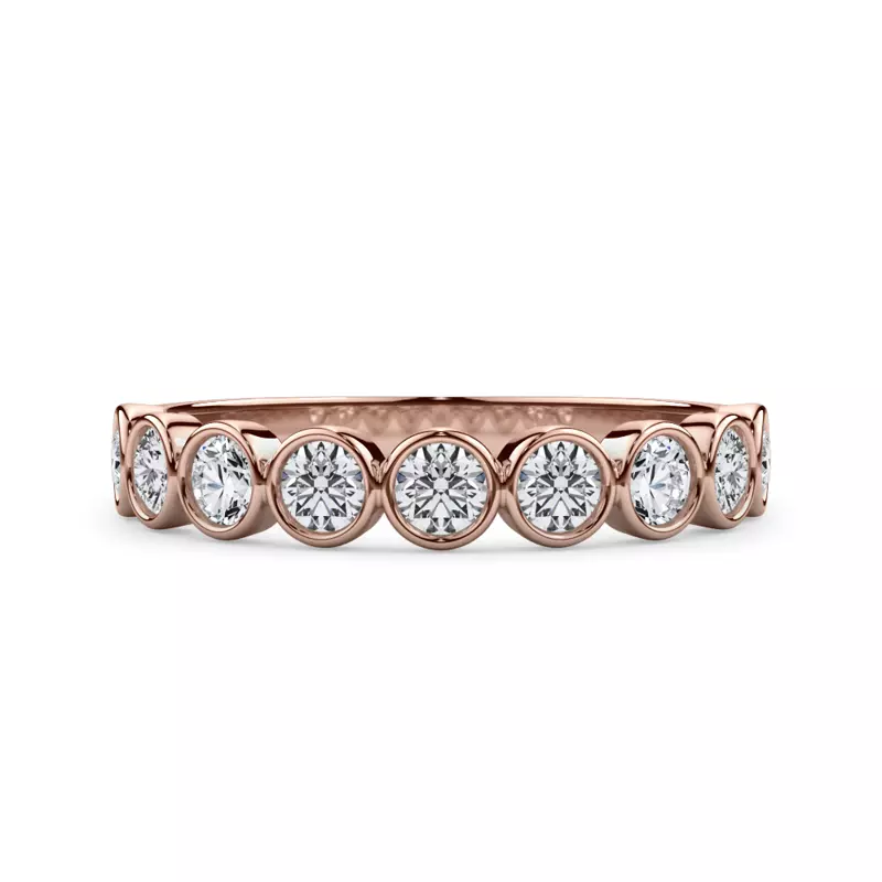 Round Bezel Diamond Band (.50ct. tw.)