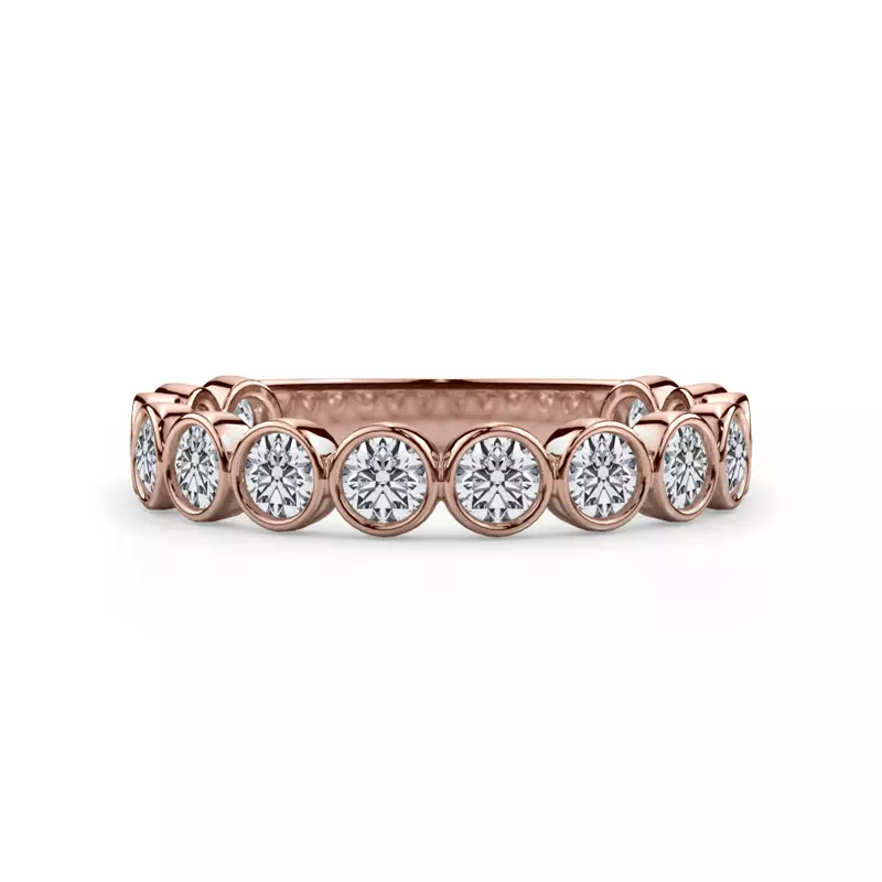 Round Bezel Diamond Band (.84ct. tw.)