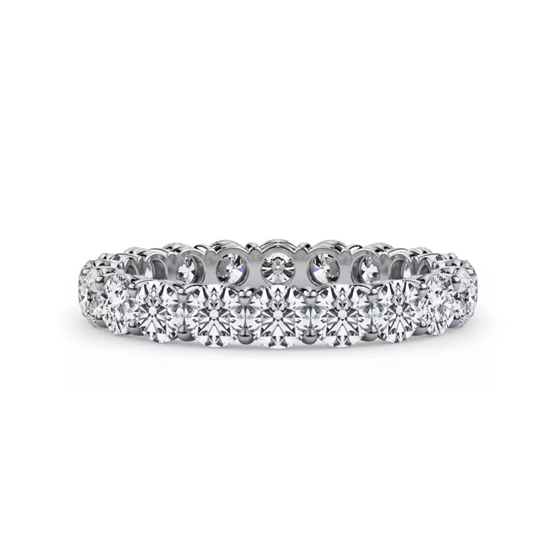 Platinum Classic Round Diamond Eternity Band (2.00ct. tw.)