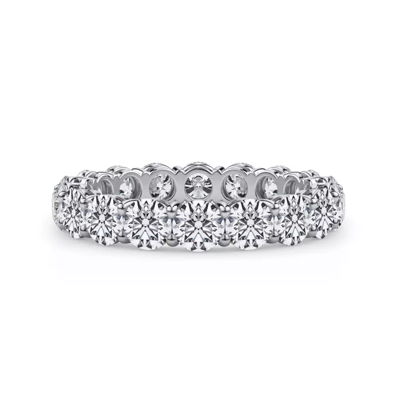 Platinum Classic Round Diamond Eternity Band (2.70ct. tw.)