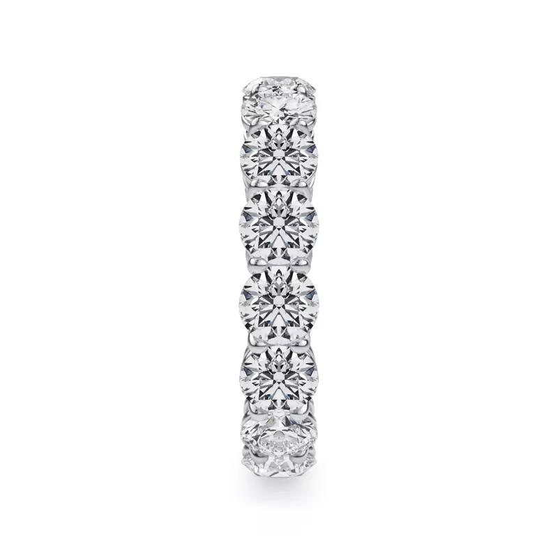 Platinum Classic Round Lab Diamond Eternity Band (4.00ct. tw.)