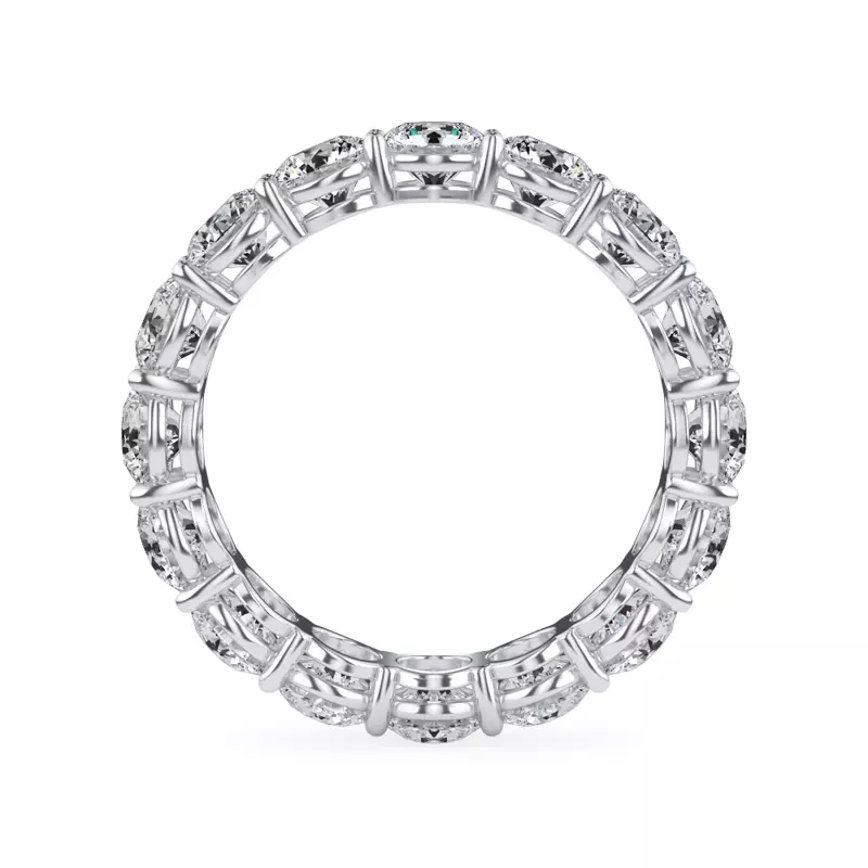 Platinum Classic Round Lab Diamond Eternity Band (4.00ct. tw.)