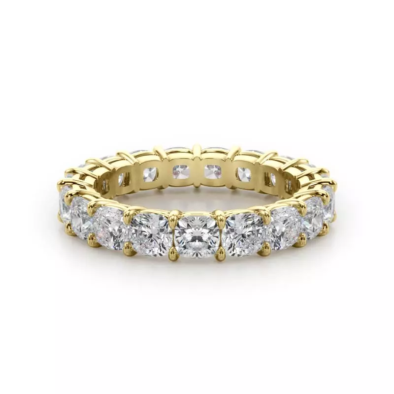 Cushion Cut Diamond Eternity Ring (4.0 ct. tw.)