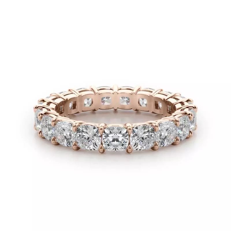 Cushion Cut Diamond Eternity Ring (4.0 ct. tw.)