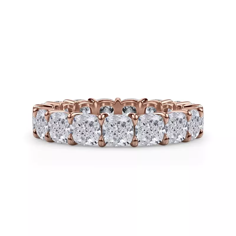 Cushion Cut Diamond Eternity Ring (5.0 ct. tw.)
