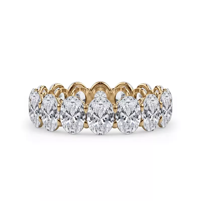 Oval Cut Diamond Eternity Ring (5.0 ct. tw.)