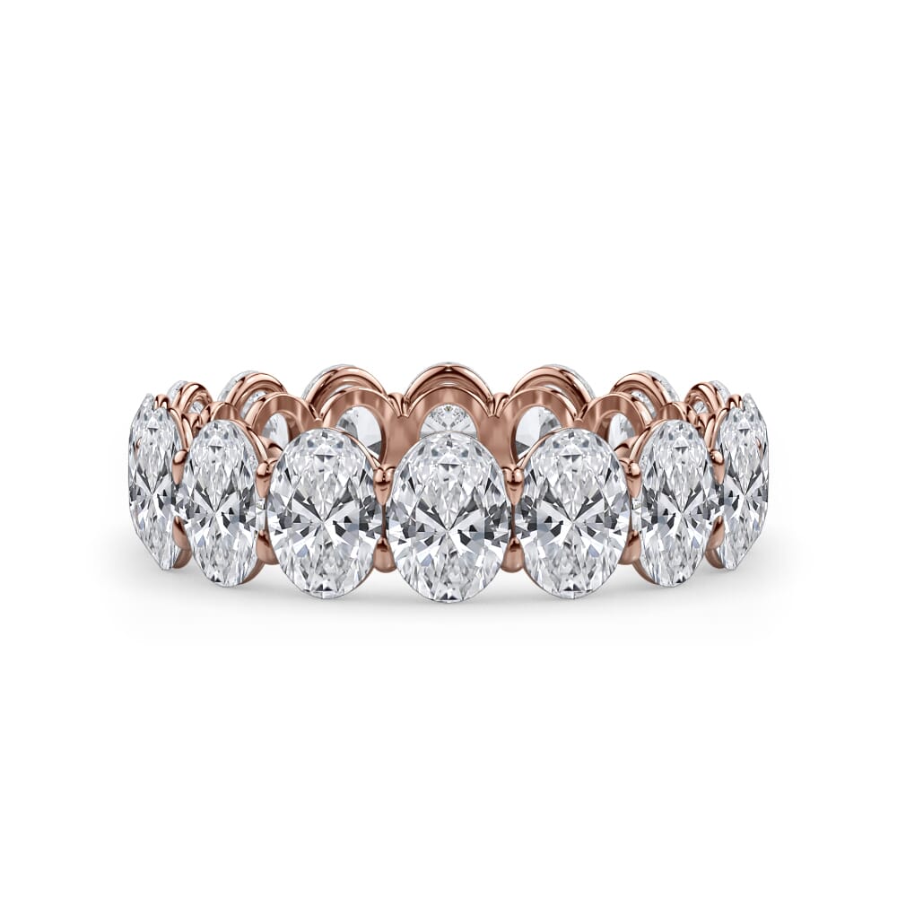 Oval Cut Diamond Eternity Ring (5.0 ct. tw.)