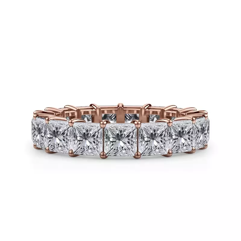 Princess Cut Lab Diamond Eternity Ring (3.0 ct. tw.)