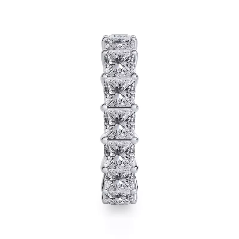 Platinum Princess Cut Diamond Eternity Ring (4.0 ct. tw.)