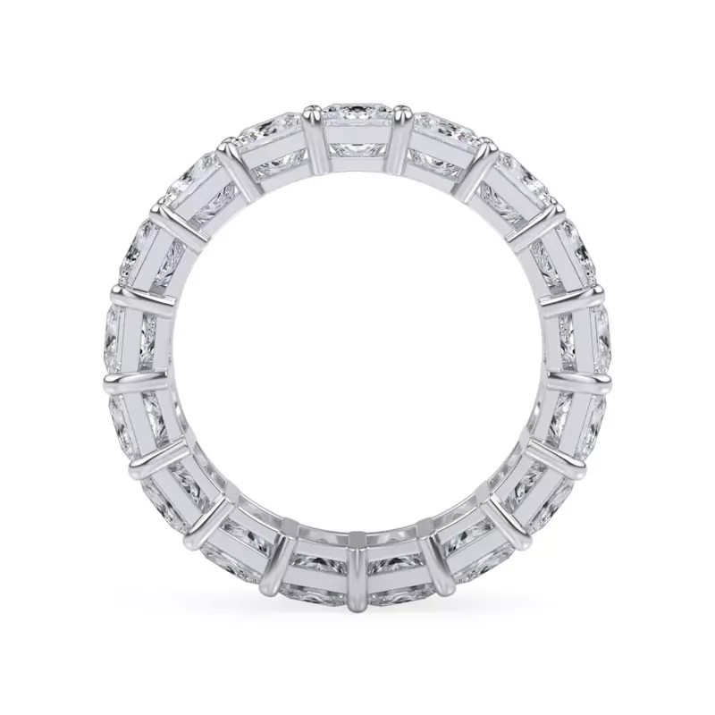 Platinum Princess Cut Diamond Eternity Ring (4.0 ct. tw.)