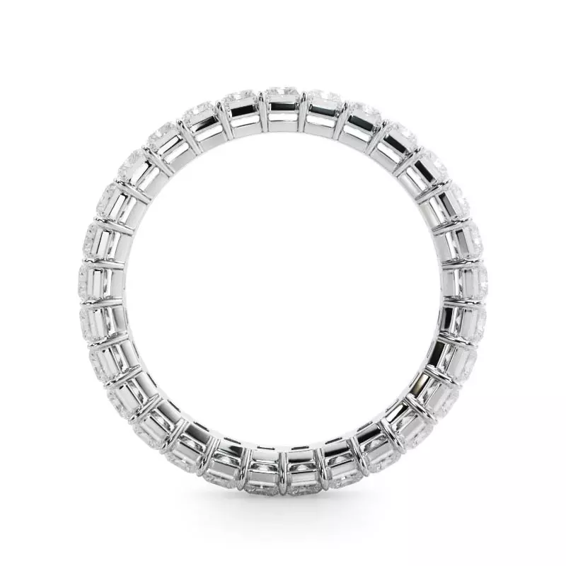 18K White Gold Radiant Cut Diamond Eternity Ring (2.0 ct. tw.)