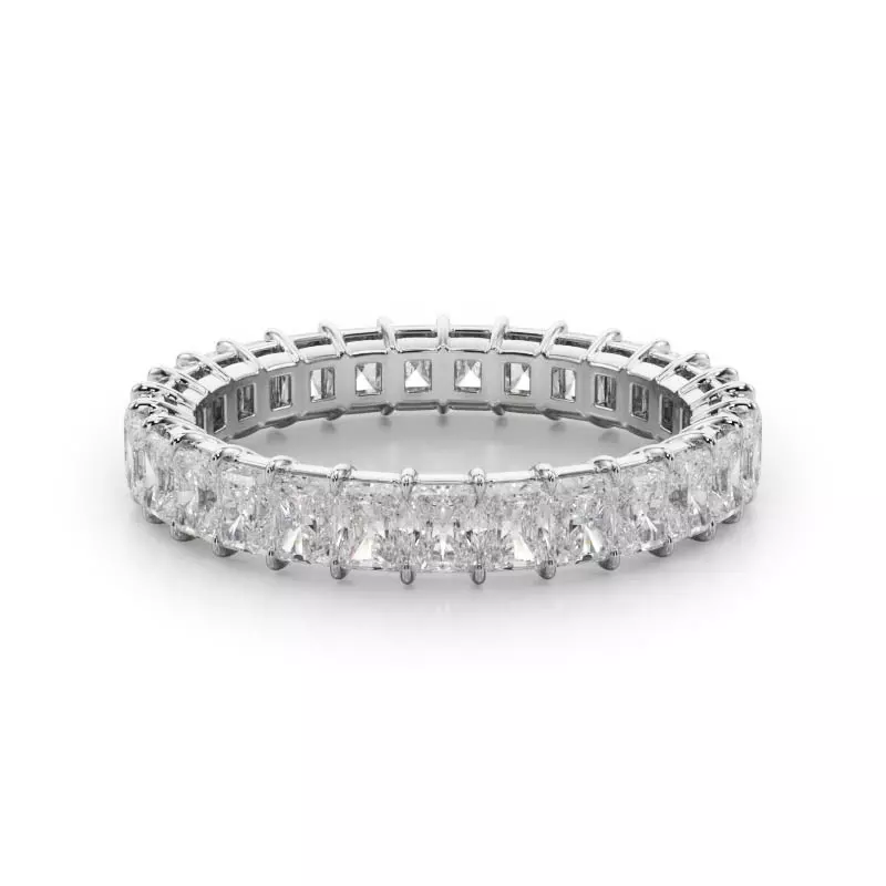 Platinum Radiant Cut Diamond Eternity Ring (2.0 ct. tw.)