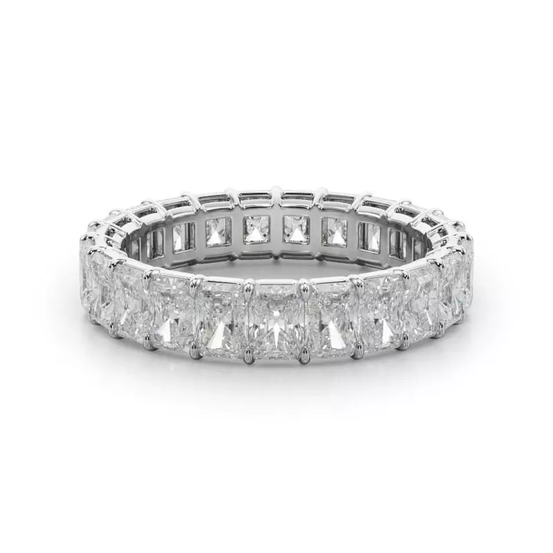 Radiant Cut Diamond Eternity Ring (4.0 ct. tw.)