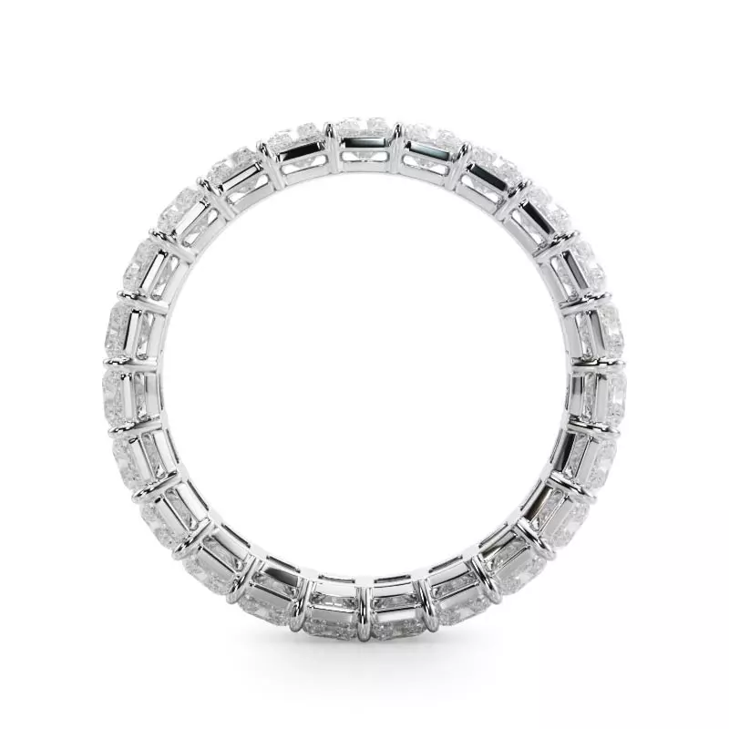 Platinum Radiant Cut Diamond Eternity Ring (4.0 ct. tw.)