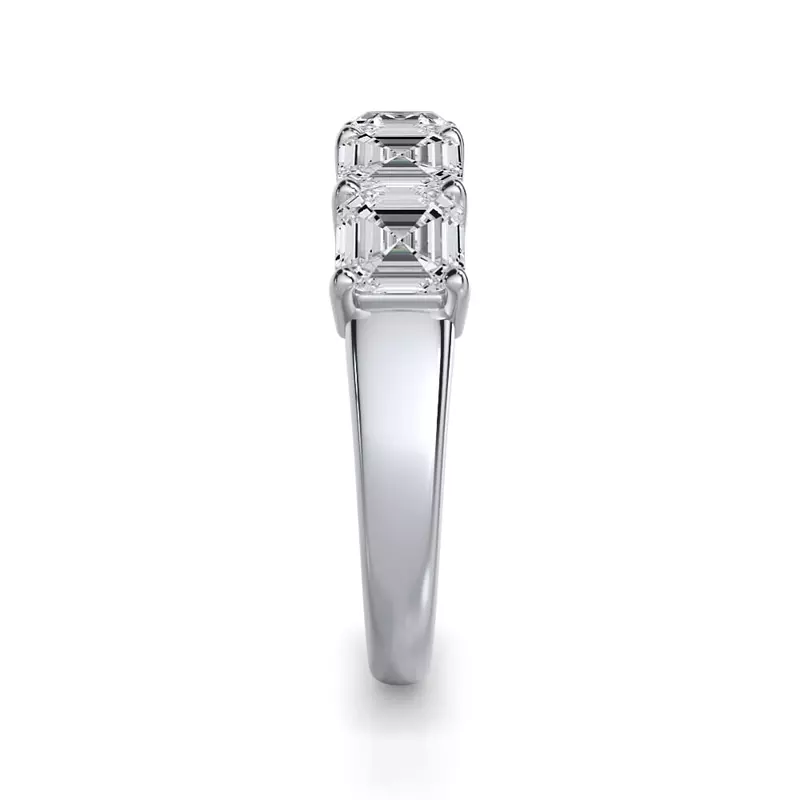 Platinum Asscher Cut Diamond 5 Stone Ring (2.50 ct. tw.)
