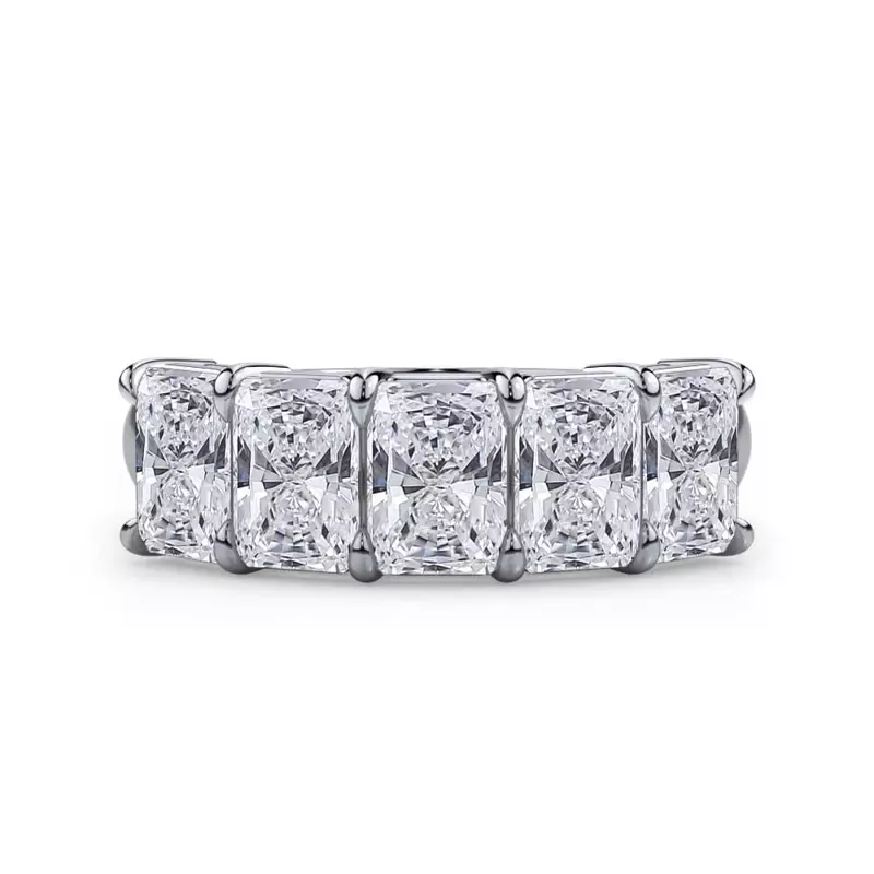 Platinum Radiant Cut Diamond 5 Stone Ring (3.00 ct. tw.)