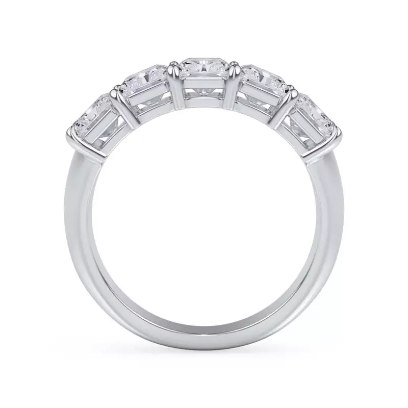Platinum Radiant Cut Diamond 5 Stone Ring (3.00 ct. tw.)