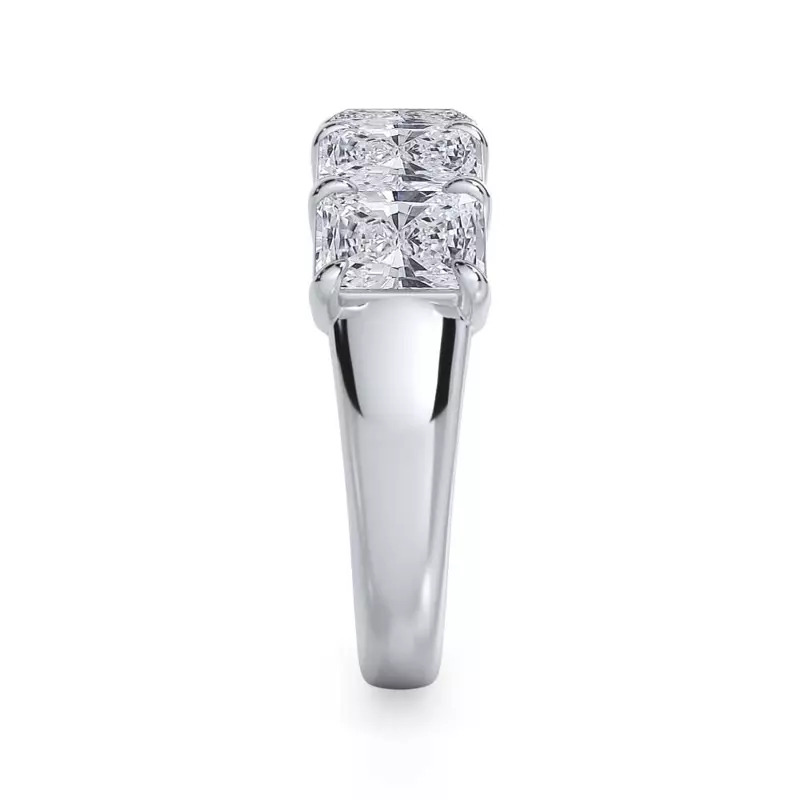 Platinum Radiant Cut Diamond 5 Stone Ring (3.00 ct. tw.)
