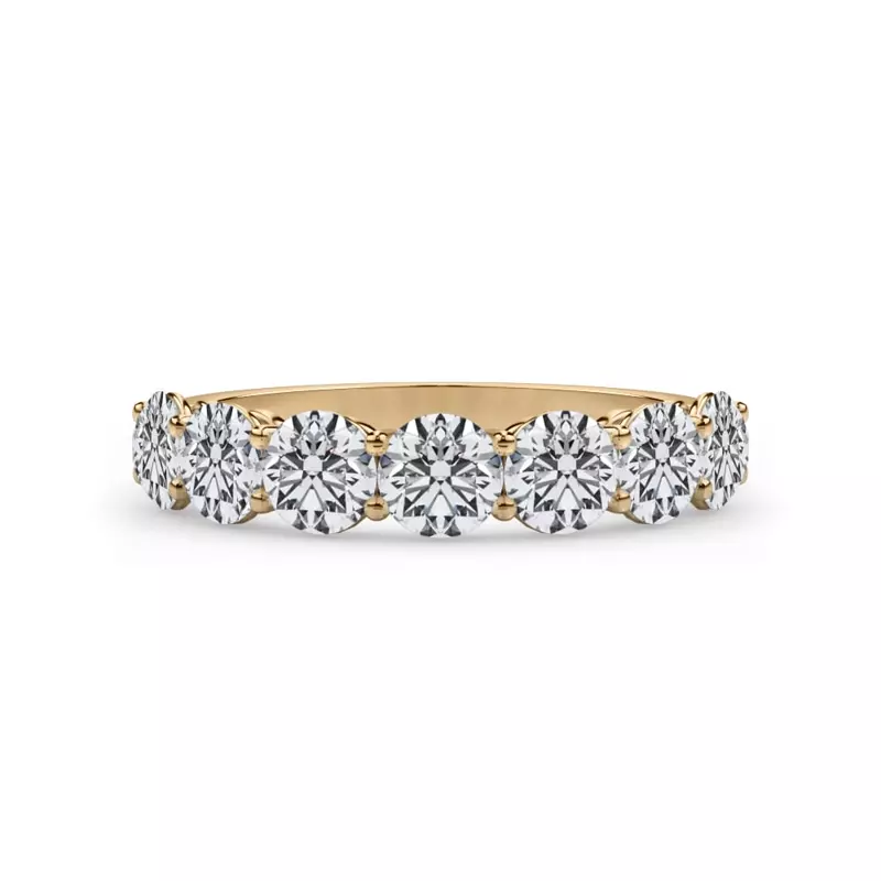 Classic Seven-Stone Round Lab Diamond Band (1.40ct. tw.)
