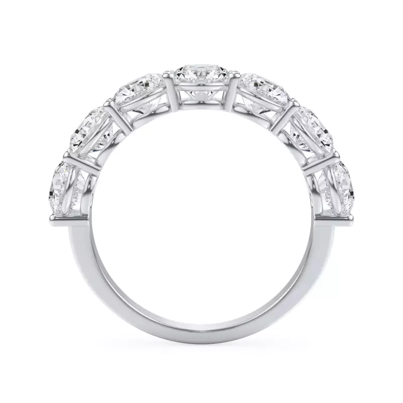 Platinum Classic Seven-Stone Round Diamond Band (2.80ct. tw.)