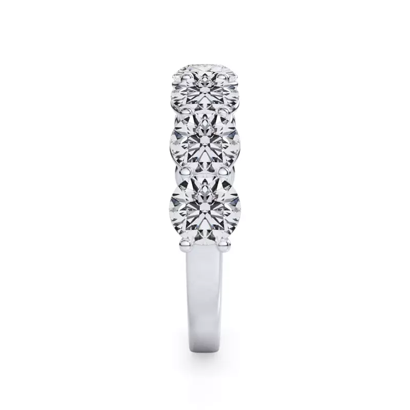 Platinum Classic Seven-Stone Round Diamond Band (2.80ct. tw.)