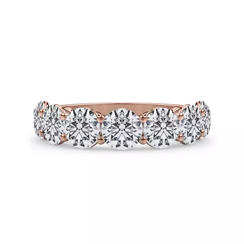 Classic Seven-Stone Round Lab Diamond Band (3.50ct. tw.)