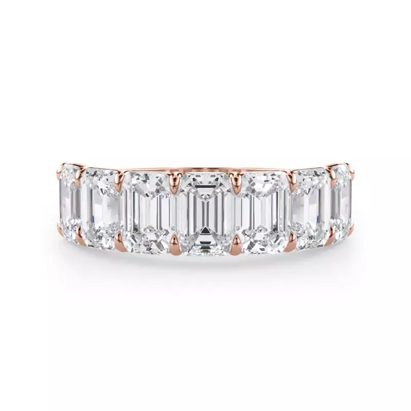 Emerald Cut Diamond 7 Stone Ring (4.20 ct. tw.)