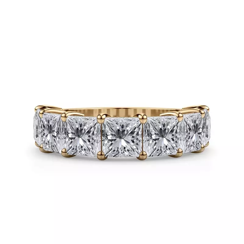 Princess Cut Diamond 7 Stone Ring (5.00 ct. tw.)