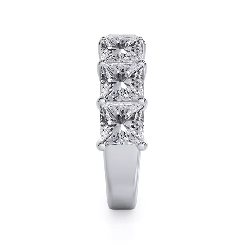 Platinum Princess Cut Diamond 7 Stone Ring (5.00 ct. tw.)