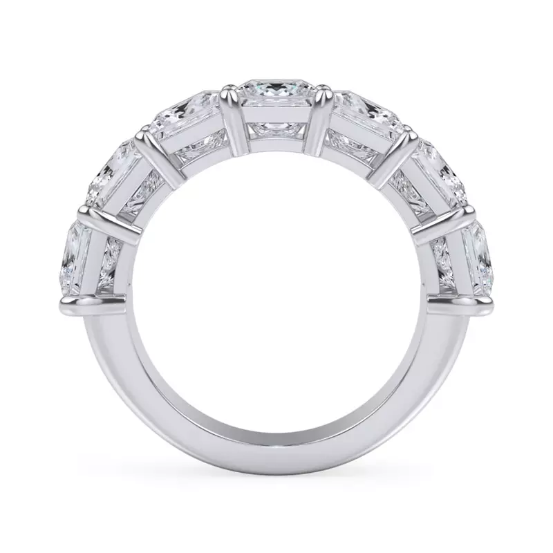 Platinum Princess Cut Diamond 7 Stone Ring (5.00 ct. tw.)
