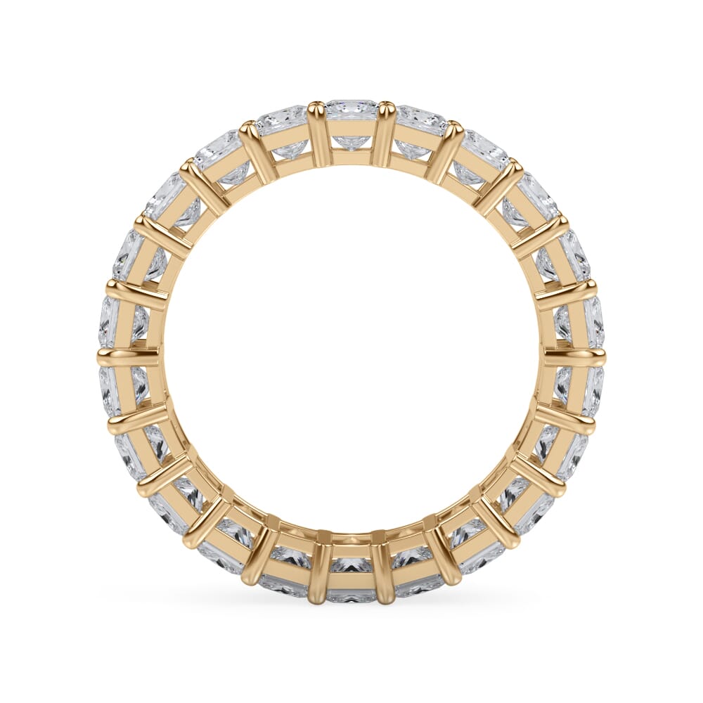 18K Yellow Gold Princess Cut Diamond Eternity Ring (6.0 ct. tw.)
