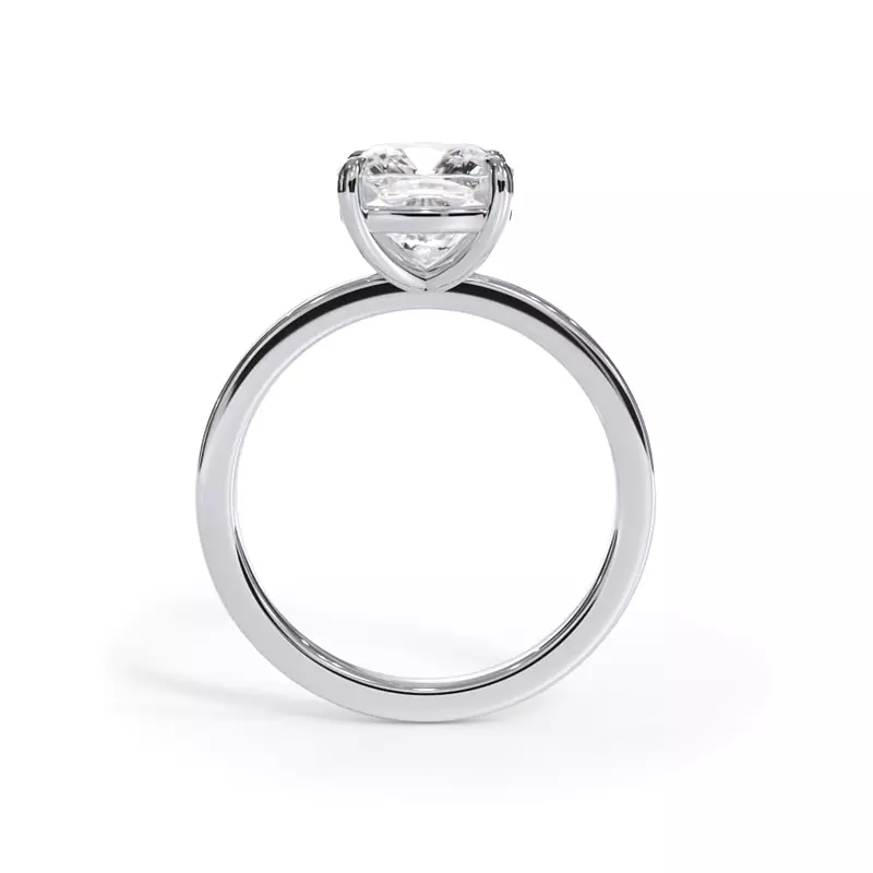 14K White Gold Bellora Solitaire Engagement Ring