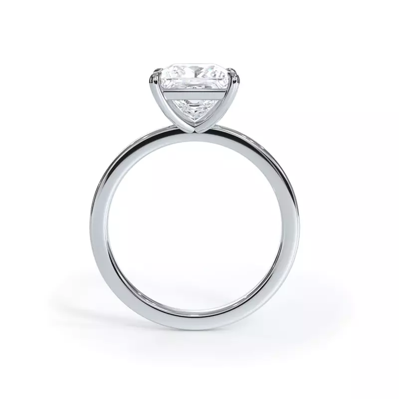 14K White Gold Bellora Solitaire Engagement Ring