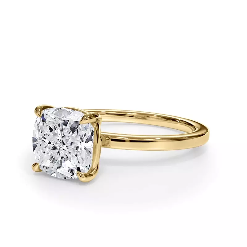 14K Yellow Gold Bellora Solitaire Engagement Ring