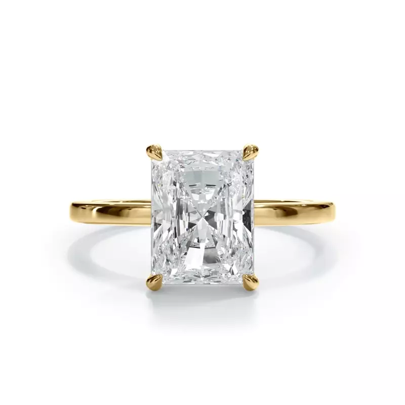 14K Yellow Gold Bellora Solitaire Engagement Ring