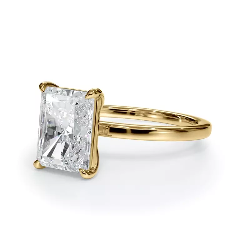 14K Yellow Gold Bellora Solitaire Engagement Ring