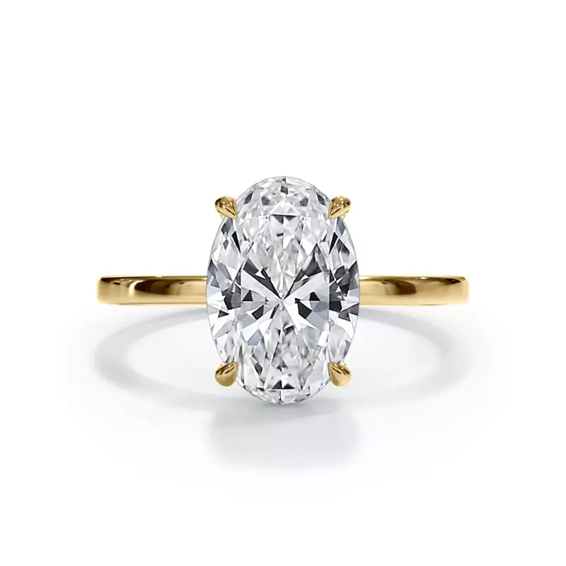 14K Yellow Gold Bellora Solitaire Engagement Ring