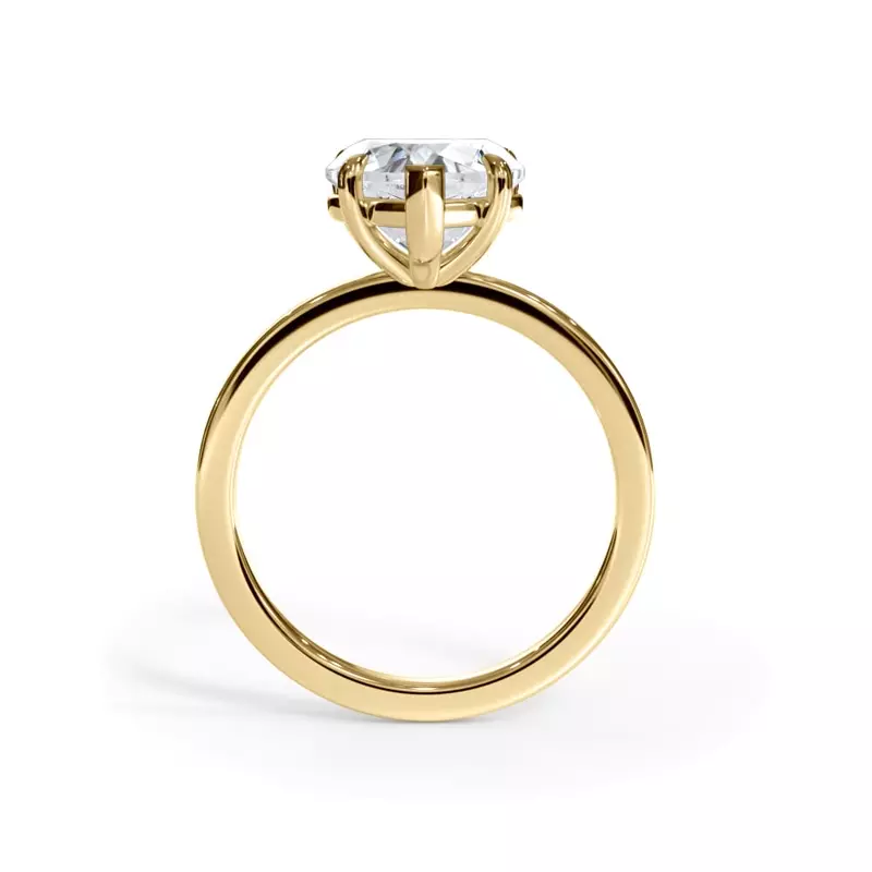 18K Yellow Gold Bellora Solitaire Engagement Ring
