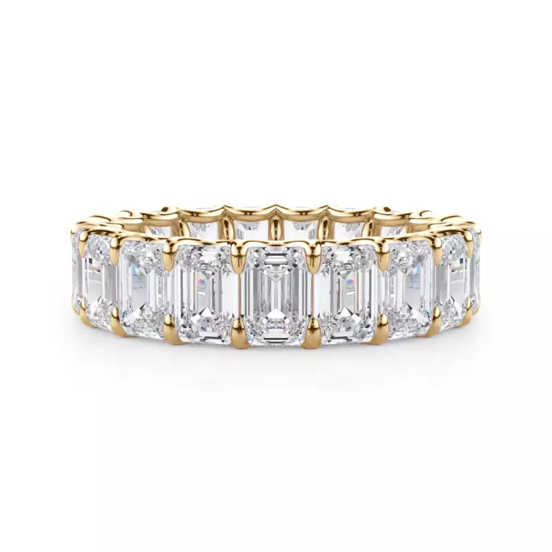U-Prong Emerald-Cut Lab Diamond Eternity Band (6.00ct. tw.)