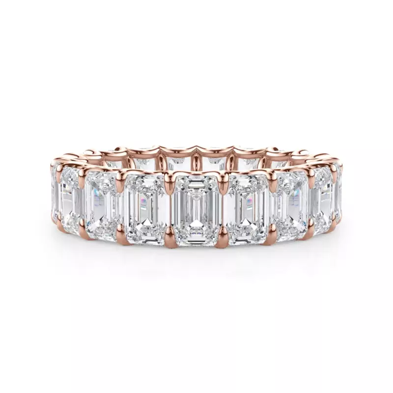 U-Prong Emerald-Cut Diamond Eternity Band (6.00ct. tw.)