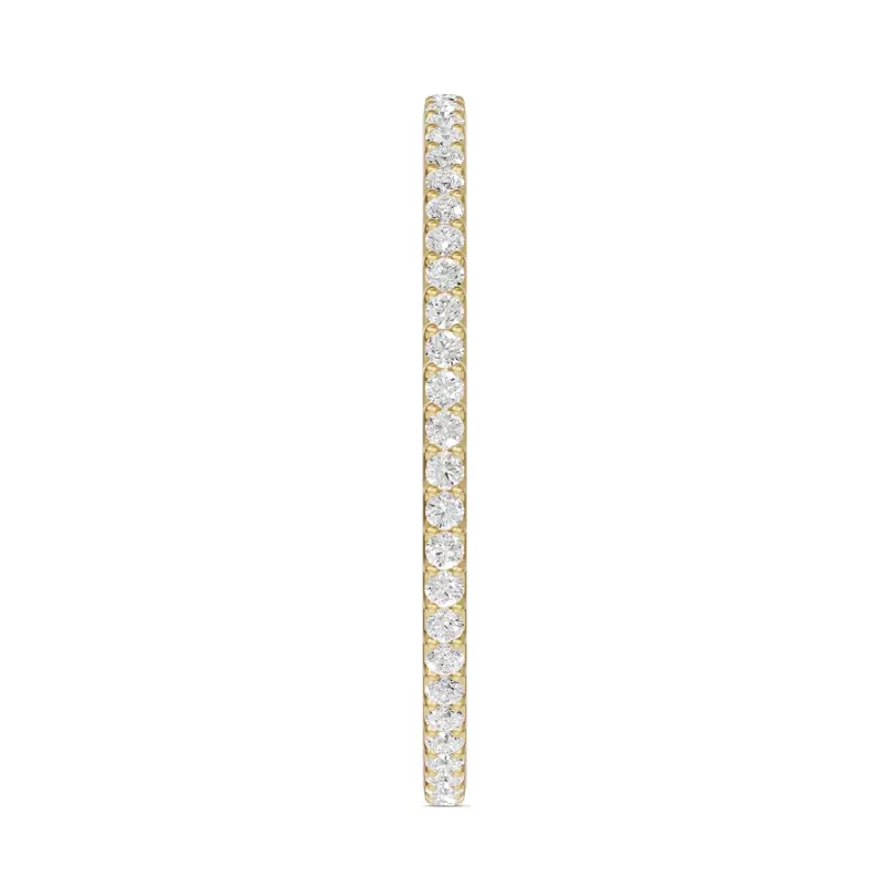 14K Yellow Gold Shared Prong Lab Eternity Band (.25ct. tw.)