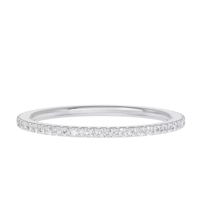Platinum Shared Prong Lab Eternity Band (.25ct. tw.)