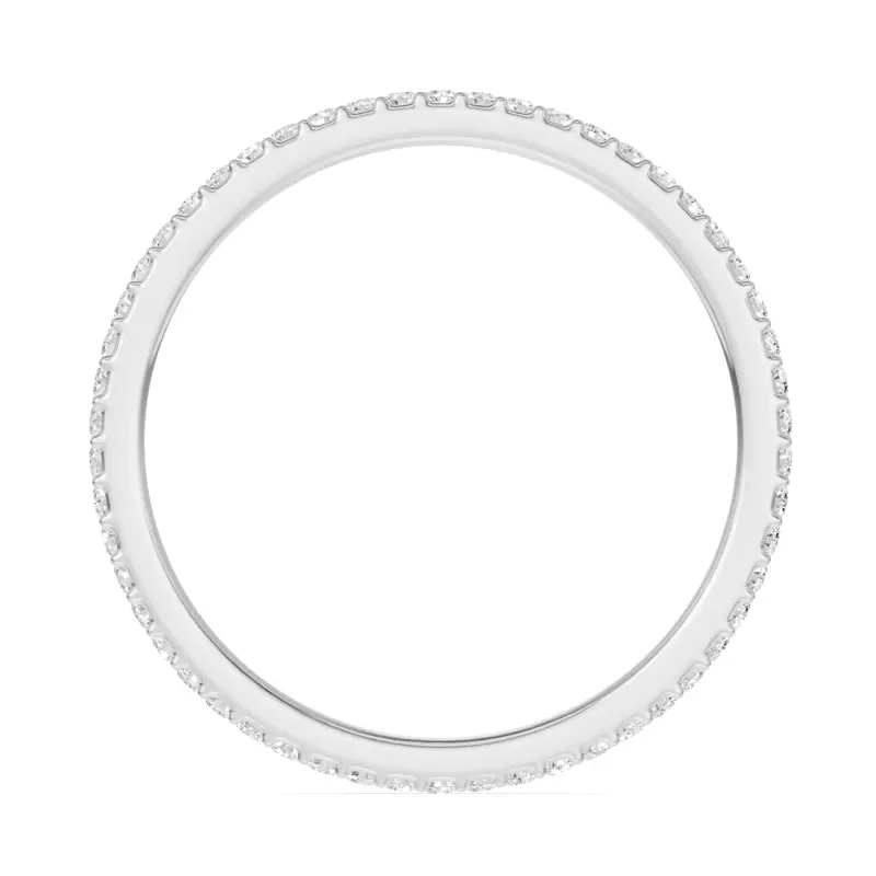 Platinum Shared Prong Lab Eternity Band (.25ct. tw.)
